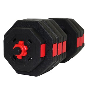 Adjustable Dumbbell Set Octagonal Anti-roll Dumbbell Barbell Fitness Training 10KG 20KG 30KG 40KG