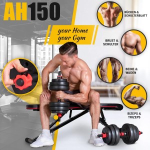 Removable PVC plastic cement dumbbell set And Weight Adjustable Dumbbell