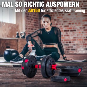 Set dumbbell simen plastik PVC boleh tanggal Dan Dumbbell Boleh Laras Berat