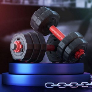 Set dumbbell semen yang dapat disesuaikan