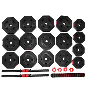 Adjustable Dumbbell Set Octagonal Anti-roll Dumbbell Barbell Fitness Training 10KG 20KG 30KG 40KG