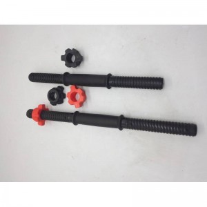 Plastic dumbbell handles Plastic covered dumbbell bar DUMBBELL PARTS