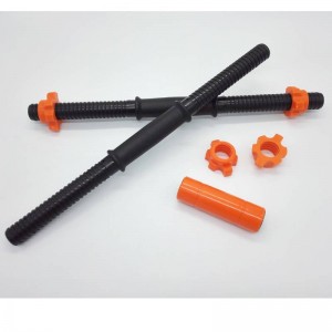 Plastic dumbbell handles Plastic covered dumbbell bar DUMBBELL PARTS