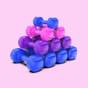 Women’s Yoga dumbbell 1-5kg weight loss thin arm fitness equipment arm muscle dumbbell household pair of small dumbbells